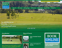 Tablet Screenshot of bassetdowngolfcourse.com